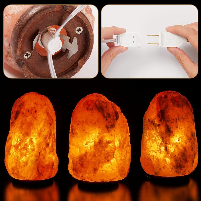 Meonum 1 Pack Accessory Cord with 4 LED Bulbs, End to End Connected Blow Mold Light Cord, 9.8 Feet Lamp Kit with On/Off Switch Plugs for Ceramic, Craft Halloween Christmas Village Decor - Image 5